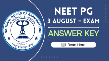 NEET PG Answer Key 2025